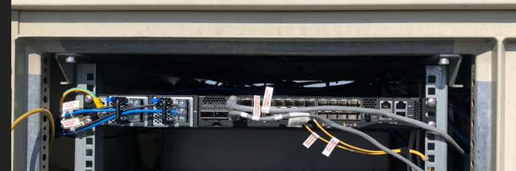 Figure 1: Disaggregated Cell Site Gateway in a live Vodafone Romania site 