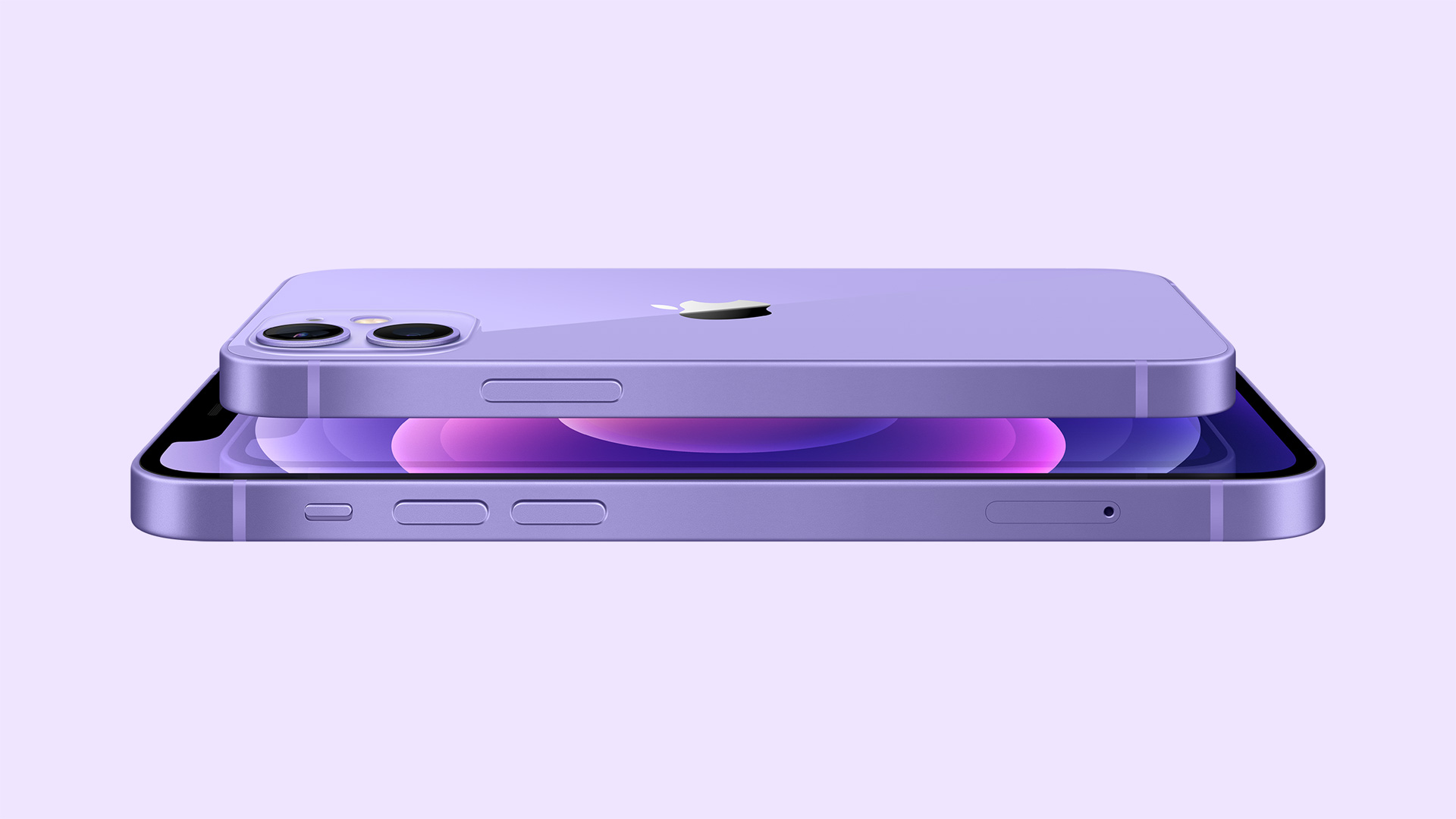 iPhone 12 and iPhone 12 mini in an all-new purple finish available at Vodafone Romania
