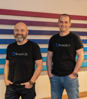 Sergiu Neguț and Teodor Blidăruș, founders FintechOS