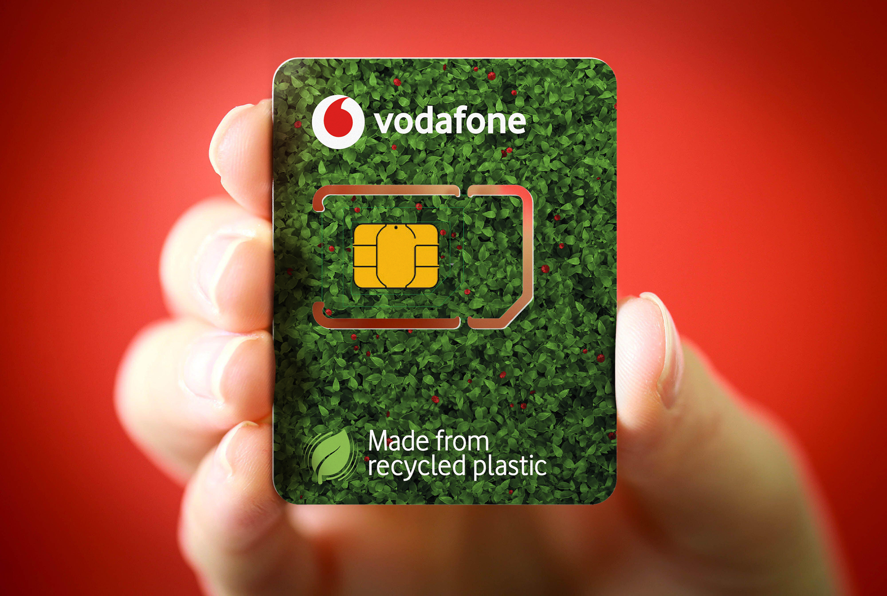 Vodafone launches ECO-SIM cards made from recycled plastic