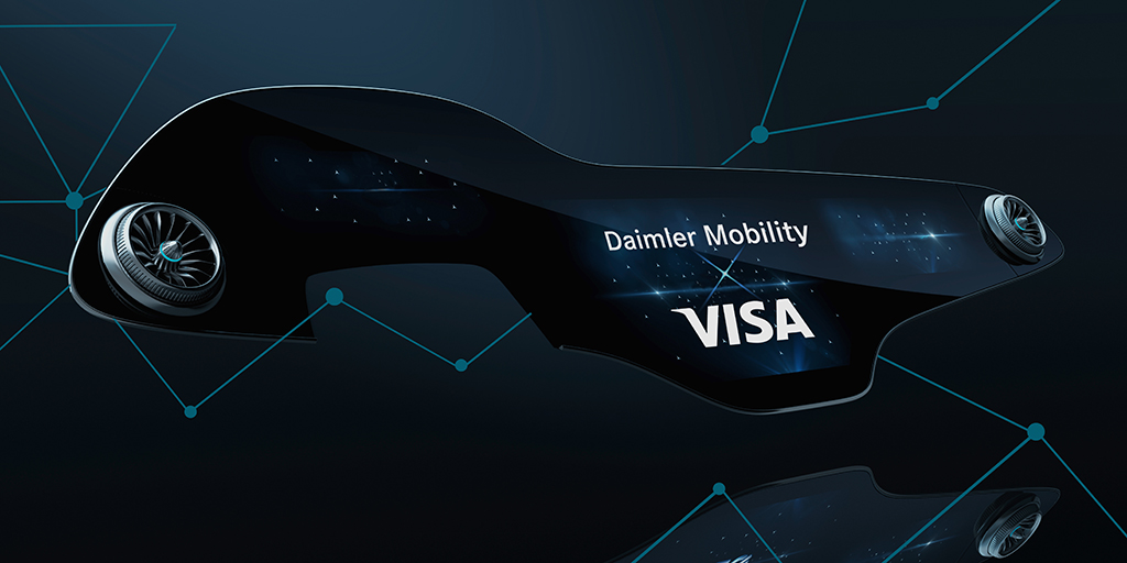 Daimler Mobility and Visa form global technology partnership to integrate digital commerce into the car seamlessly and conveniently
