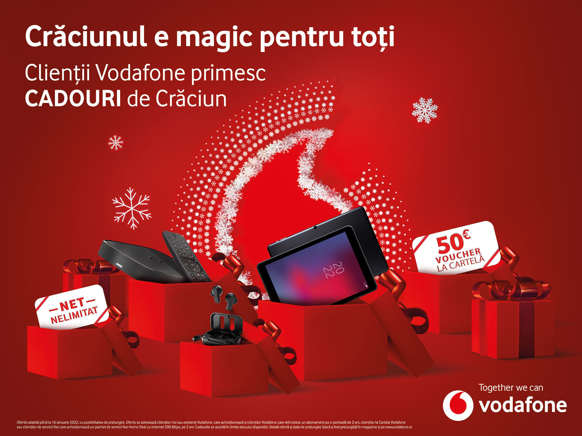 Vodafone customers receive gifts for Christmas