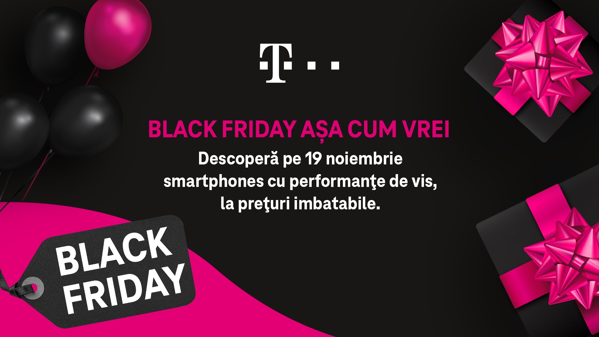 Telekom Romania Mobile prepares a Black Friday as you want it