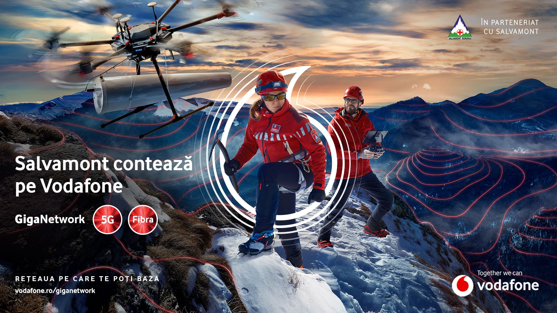 Vodafone and Salvamont launch two state-of-the-art  search and rescue technologies powered by GigaNetwork