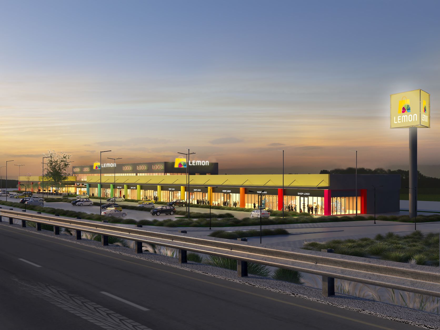 The newest retail park in Bucharest reached the last stretch:  Lemon Retail Park to be opened in September