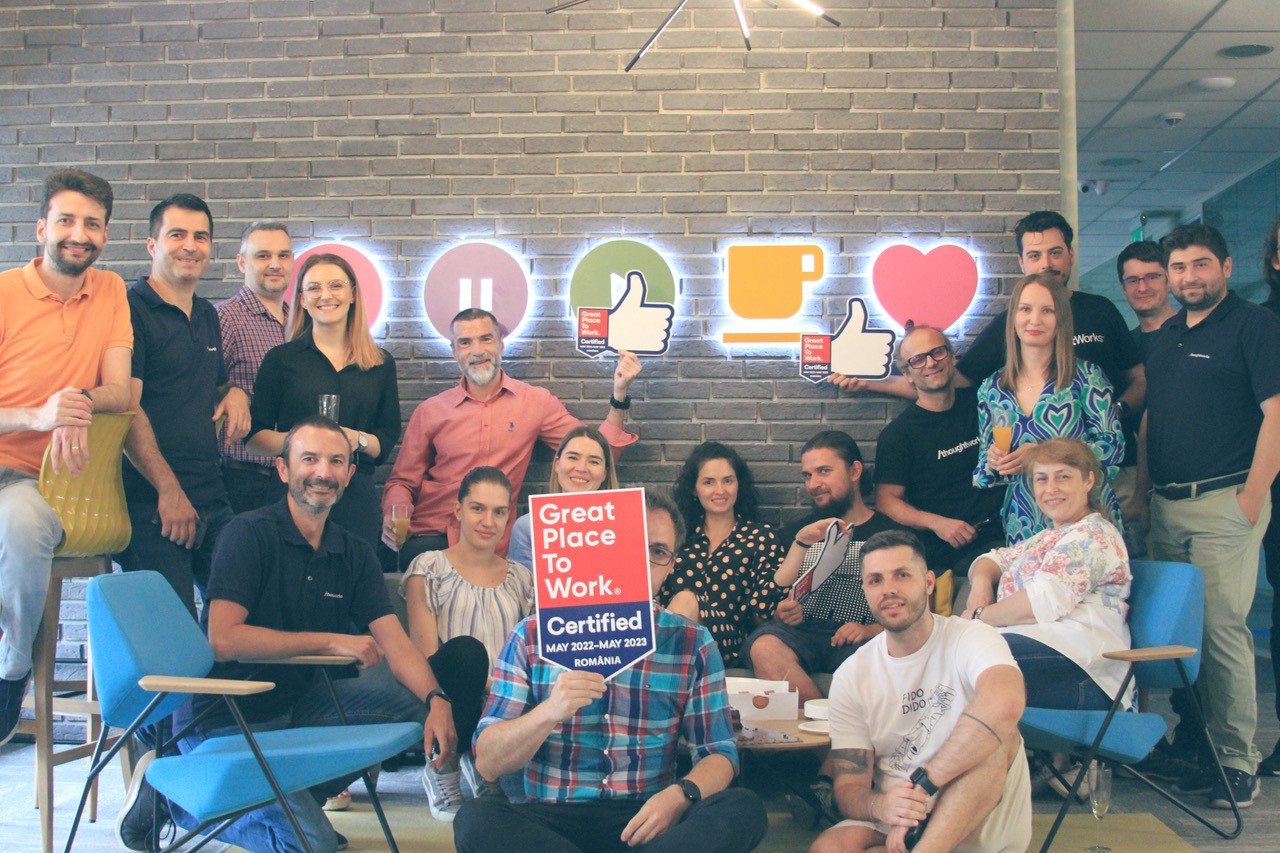 Thoughtworks Romania obtained the Great Place to Work certification following the votes of employees