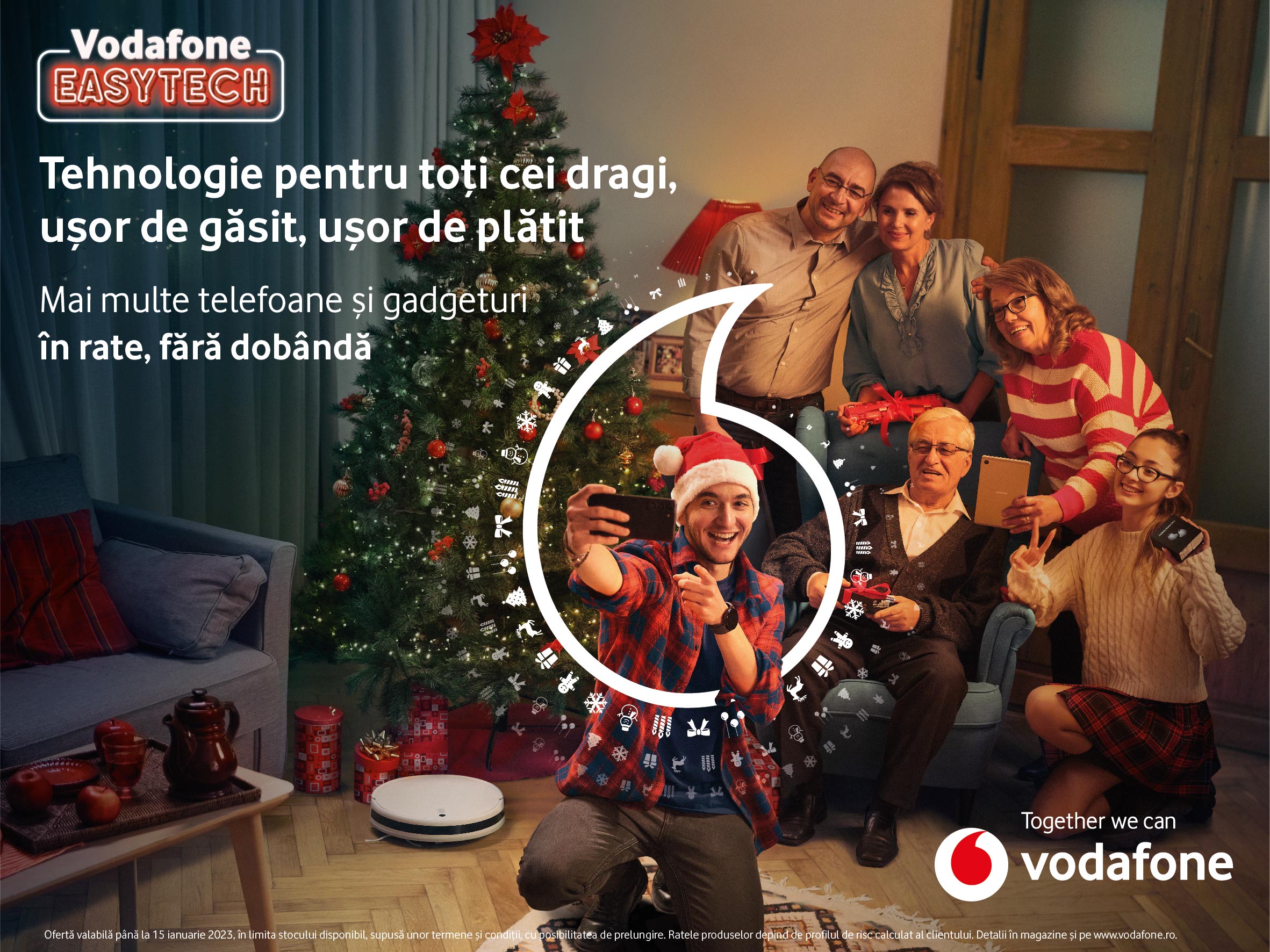 Vodafone EasyTech brings technology to all the loved ones for the Holidays, easy to find, easy to pay