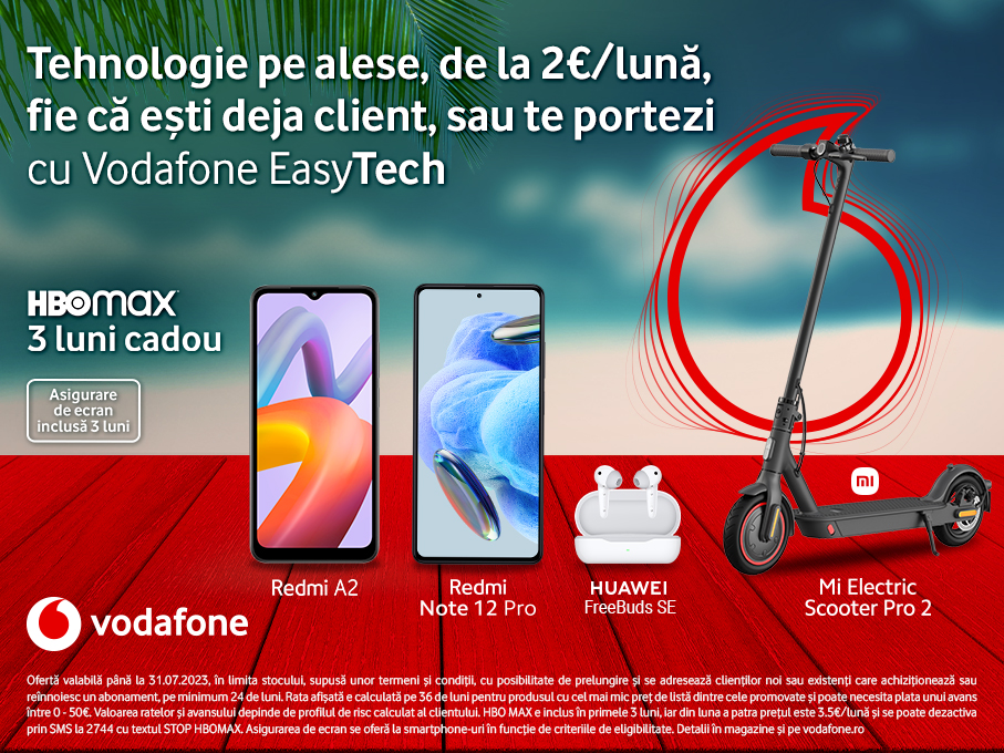 Vodafone launches Summer EasyTech with great deals on phones and gadgets