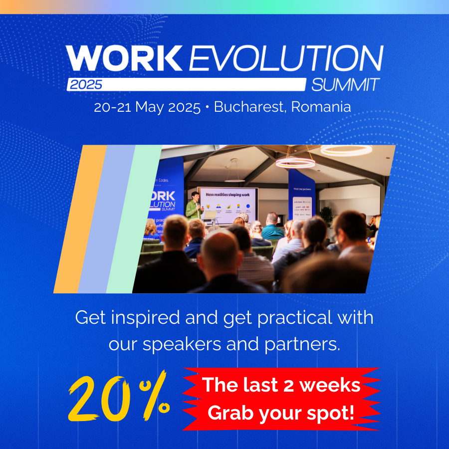 Work Evolution Summit returns on May 20–21 – let’s talk about the future of work!