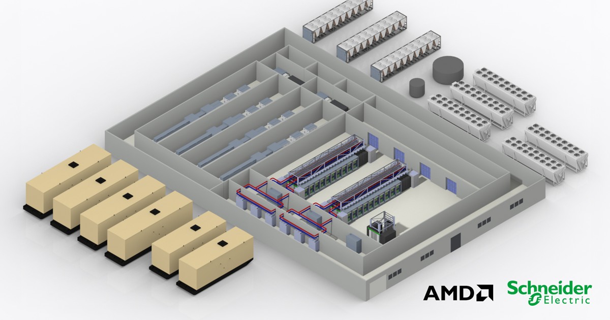 Image - Schneider Electric and AMD release first Helios platform reference design to accelerate AI Factory deployment